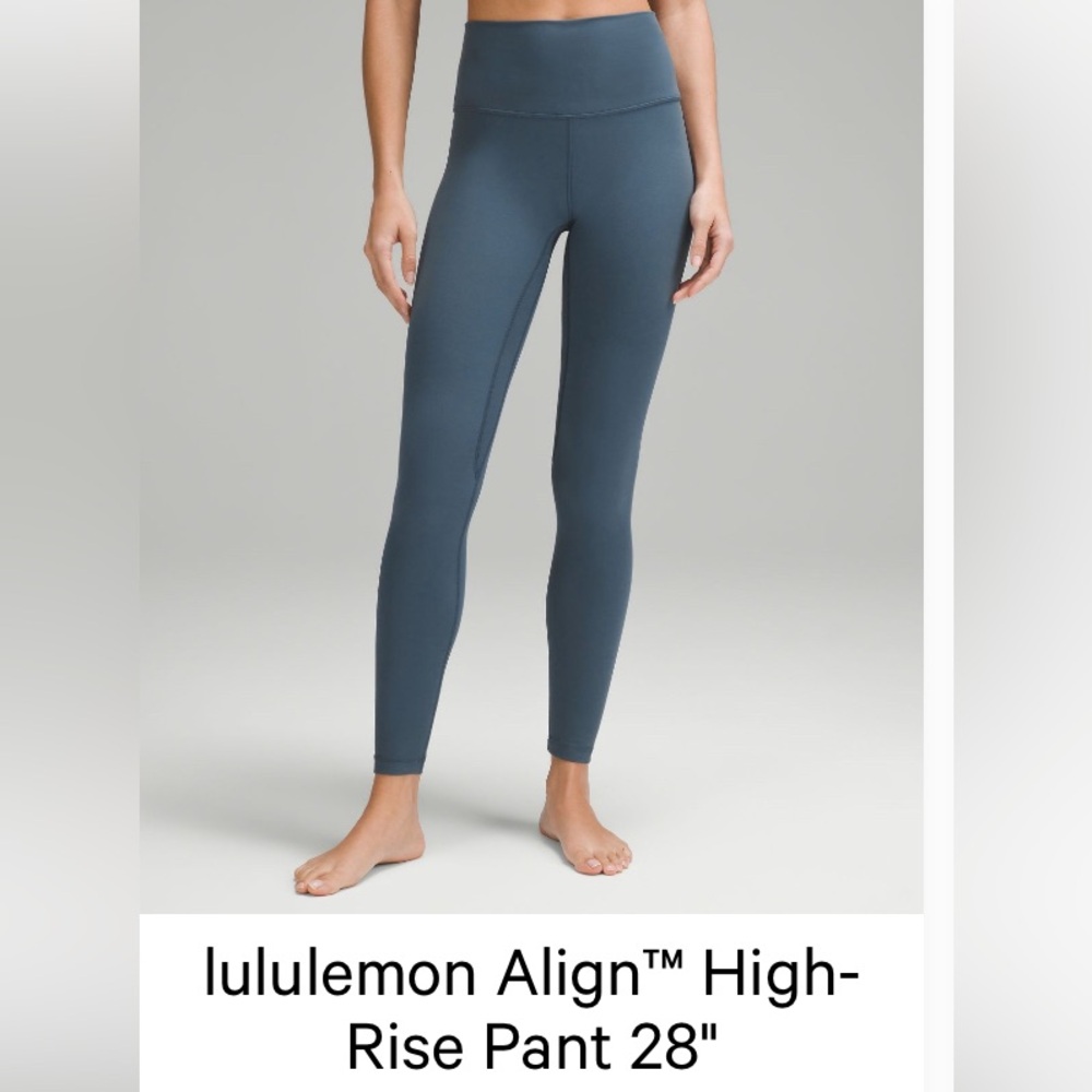 Lululemon Iron Blue align Leggings